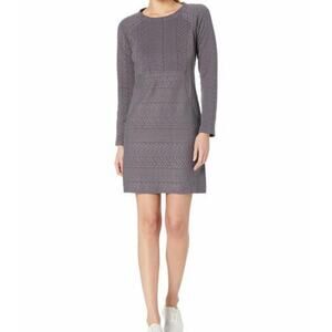 PrAna Long Sleeve ‘Macee’ Mini Shift Dress in Truffle Size Small